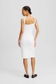 Karl Lagerfeld rochie A2W13018 alb SS25