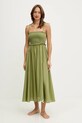 Karl Lagerfeld rochie din bumbac A2W46009 verde AA00