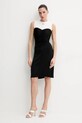 Karl Lagerfeld rochie A2W13003 negru SS25