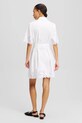 Хлопковое платье Karl Lagerfeld A2W13009 белый SS25