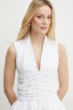 Patou rochie alb DR1760011