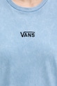 Vans rochie din bumbac VN00046QE2W1 albastru