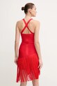 Odzież Herve Leger sukienka Josephine FRI8513807 czerwony