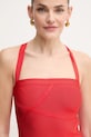 Herve Leger rochie Josephine rosu FRI8513807