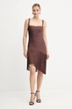 Herve Leger sukienka Josephine FRI8513807 brązowy AW25