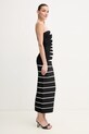 Herve Leger rochie Cameron HLT8513508 negru SS25
