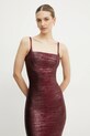 Herve Leger ruha Gemma burgundia HFL8503778