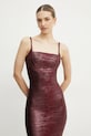 Herve Leger ruha Gemma burgundia HFL8503778