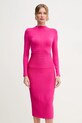 Šaty Herve Leger Freya HLT8498785 ružová SS25