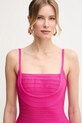 Φόρεμα Herve Leger Milly ροζ HLT8499590