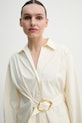 Βαμβακερό πουκάμισο ISABELLE BLANCHE IS25SS.C150.T012.MOD μπεζ
