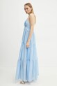 Obleka Ermanno Scervino 56TQ029ES3 modra SS25