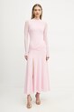 Сукня Bardot довгий рожевий 58853DB5