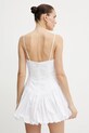 Îmbrăcăminte Bardot rochie din bumbac 59794DB alb