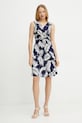Morgan sukienka RFLORIA RFLORIA granatowy SS25