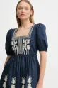 Hoss Intropia vestito in cotone blu navy 8229095