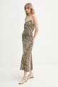FROM FUTURE rochie de mătase bej WRO00005