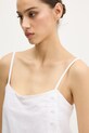 Lanena obleka Abercrombie & Fitch bež KI159.5696.100