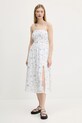 Hollister Co. rochie din in KI359.1209.108 bej SS25