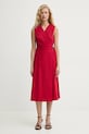 Theory rochie din in P0303606 rosu SS25