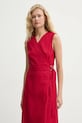 Theory rochie din in rosu P0303606