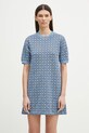 Kenzo rochie mini albastru FF52RO4813CO.64