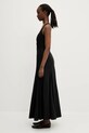 Sportmax sukienka bawełniana Galante 2512221032600 czarny SS25