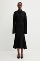 Sportmax sukienka jedwabna Oltre casual czarny 2512221131600