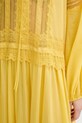 Ermanno Scervino rochie din amestec de mătase D464Q620RUQ galben