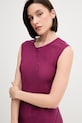 Hoss Intropia sukienka z domieszką lnu fioletowy 8229107