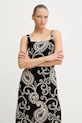 Îmbrăcăminte Pedro del Hierro rochie din amestec de in 3819830 negru