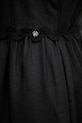 Pedro del Hierro sukienka z domieszką lnu 3819824 czarny