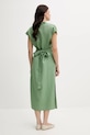 Odzież Pedro del Hierro sukienka lniana 3819821 zielony