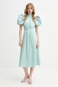 Rotate rochie midi turcoaz 113952305