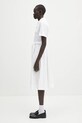 Хлопковое платье Lacoste EF9621 белый SS25