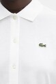 Хлопковое платье Lacoste EF9621 белый