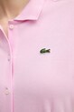 Lacoste sukienka letnia bawełniana EF9621 różowy