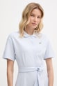 Lacoste Rochie de vară din bumbac albastru EF9621