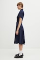 Lacoste cotton dress EF9621 navy SS25