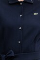 Lacoste letné šaty bavlnené EF9621 tmavomodrá