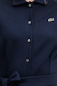 Lacoste letné šaty bavlnené EF9621 tmavomodrá