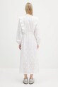 Odzież A.P.C. sukienka bawełniana Robe Ginger COHFF.F35154 biały