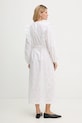 Odzież A.P.C. sukienka bawełniana Robe Ginger COHFF.F35154 biały