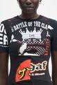 Сукня Marine Serre Regenerated Graphic T-Shirts Mini чорний WDR230A.UJER0003