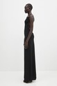 Сукня Marine Serre Draped Jersey Thong WDR335A.CJER0022 чорний SS25