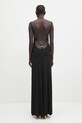 Одяг Сукня Marine Serre Draped Jersey Thong WDR335A.CJER0022 чорний