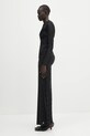 Haljina Marine Serre Draped Jersey Knotted WDR339A.RJER0018 crna SS25