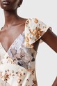 AllSaints rochie LALA DRESS bej W074DC