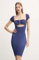 Φόρεμα παραλίας PARAMIDONNA Frida μωβ SS25SFDN