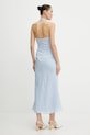 Odjeća Lanena haljina Bardot 59780DB plava